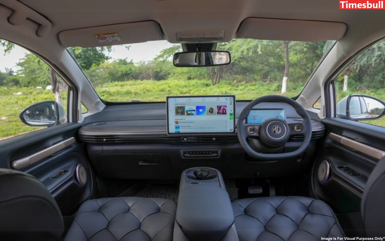 Mg windsor ev interior