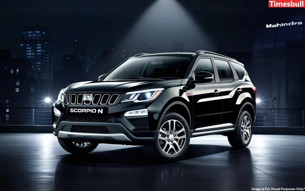 New Mahindra Scorpio N black 2025