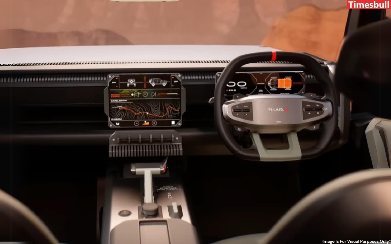 Mahindra Thar.E interiors