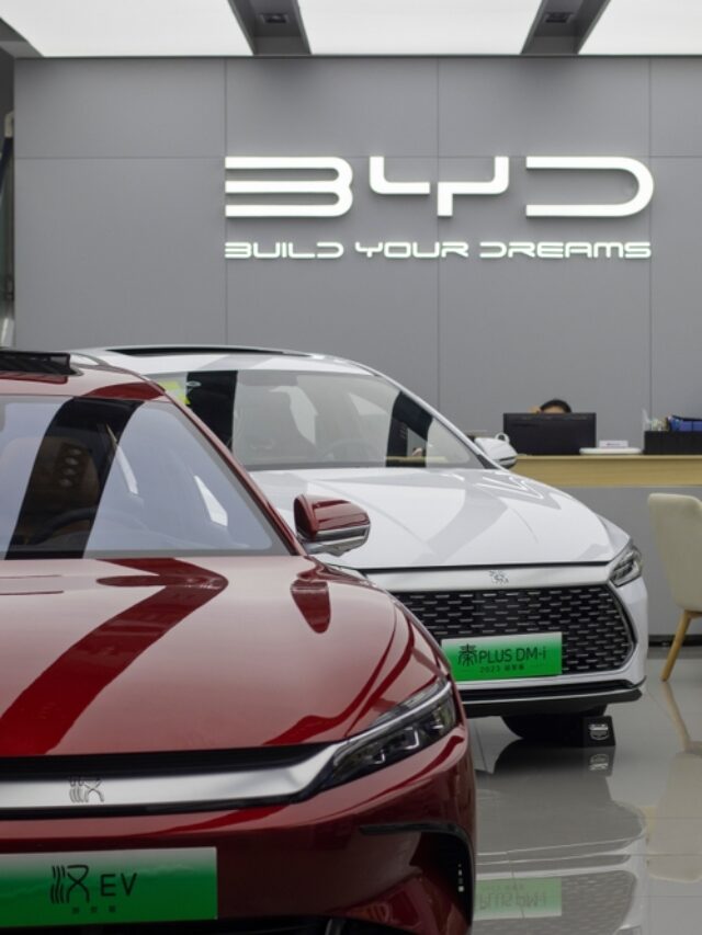 Chinese EV Stocks Plunge as BYD Sparks New Price War